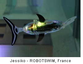 Robot poisson RoboFish autonome dans l'eau - Leobotics